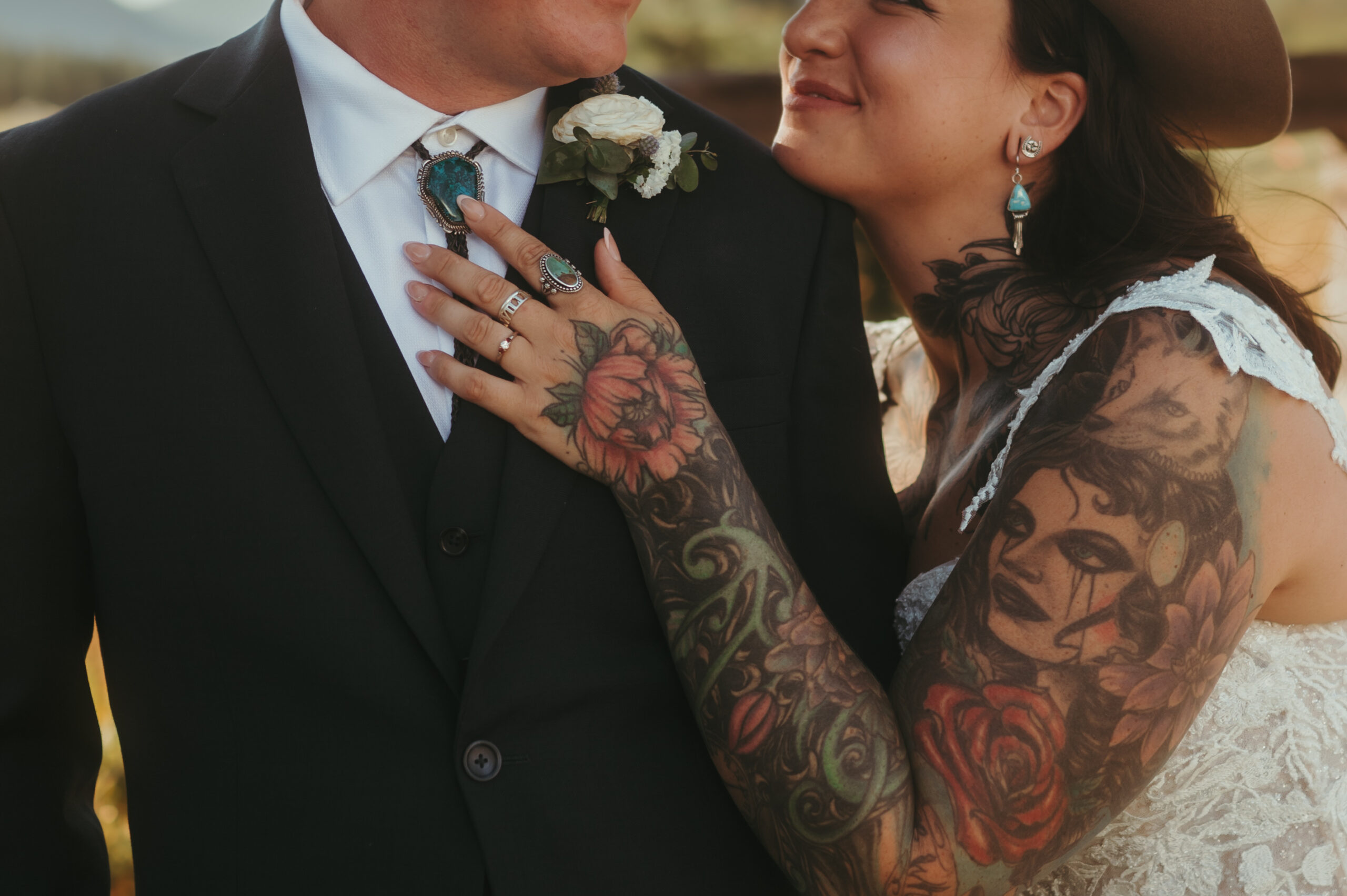 Luxury Boho Wedding at Trout Lake Hall