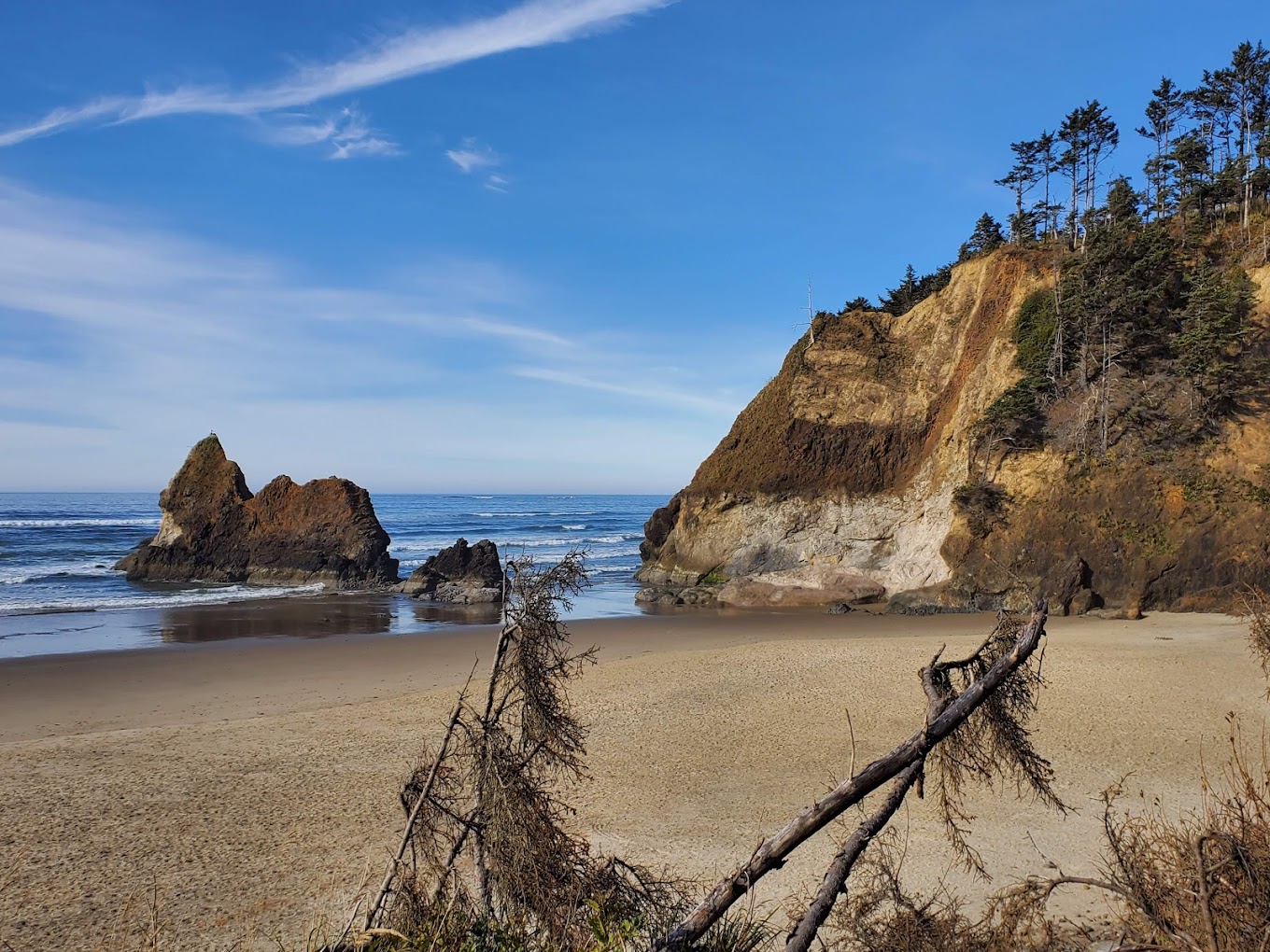 Arcadia Beach on the Oregon Coast