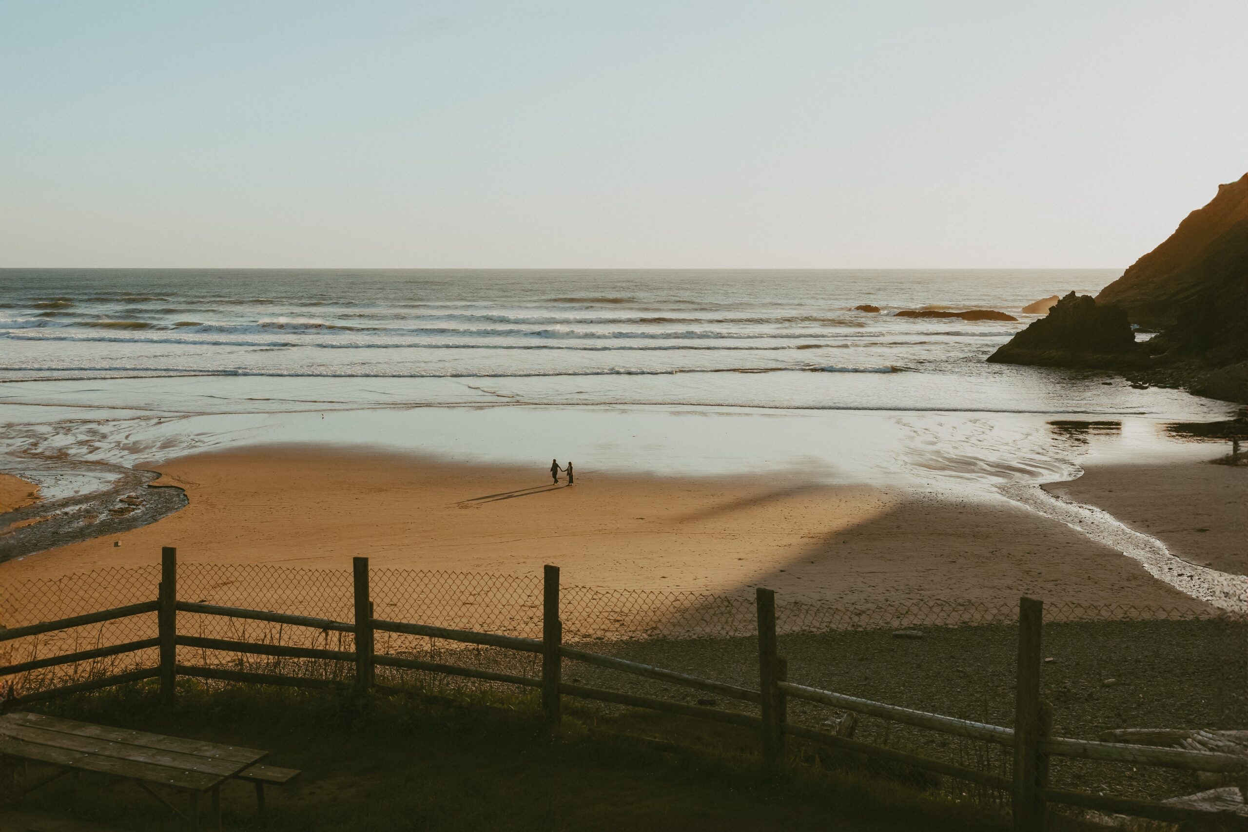 Indian beach on the Oregon Coast