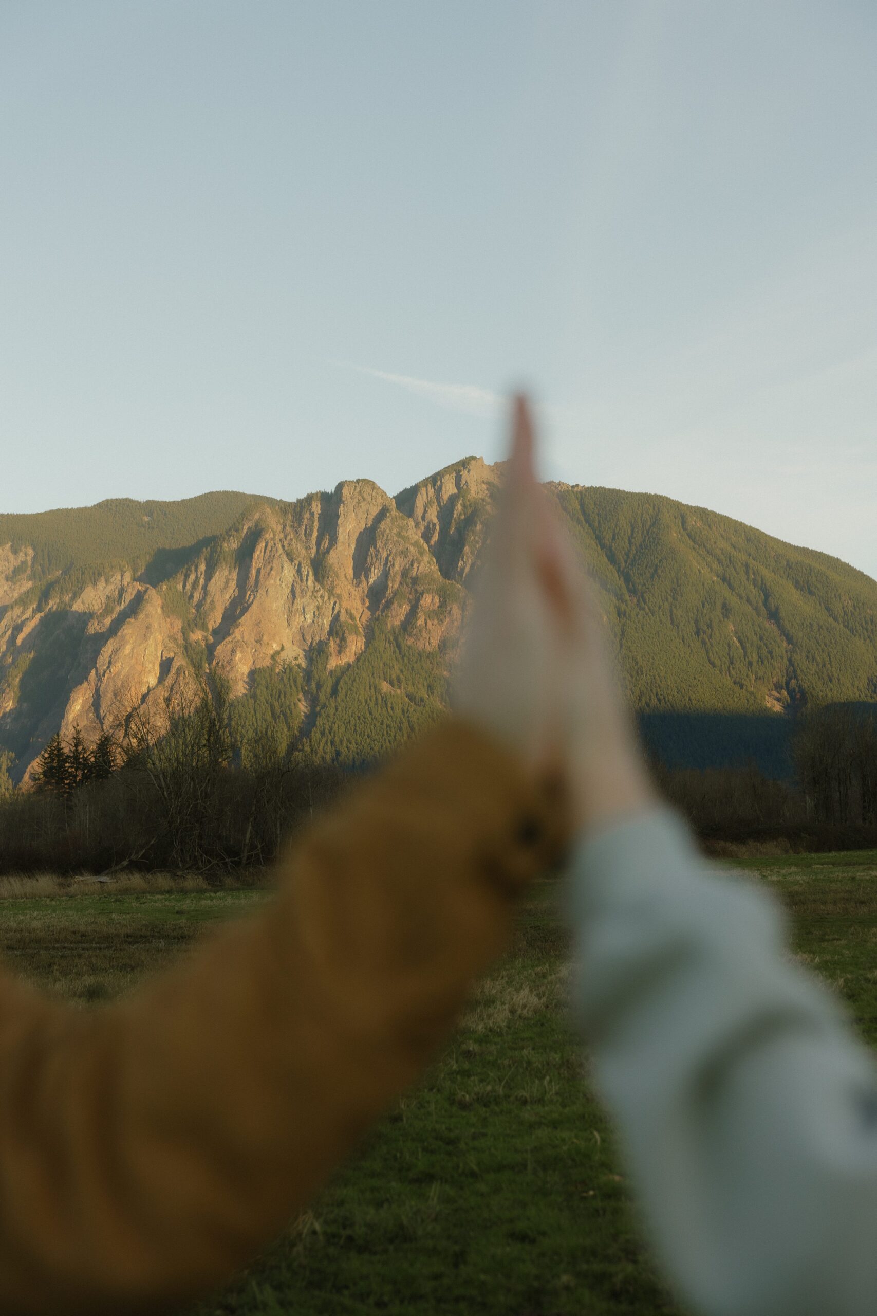 Relaxed engagement photos guided by natural movement at Elk Fields